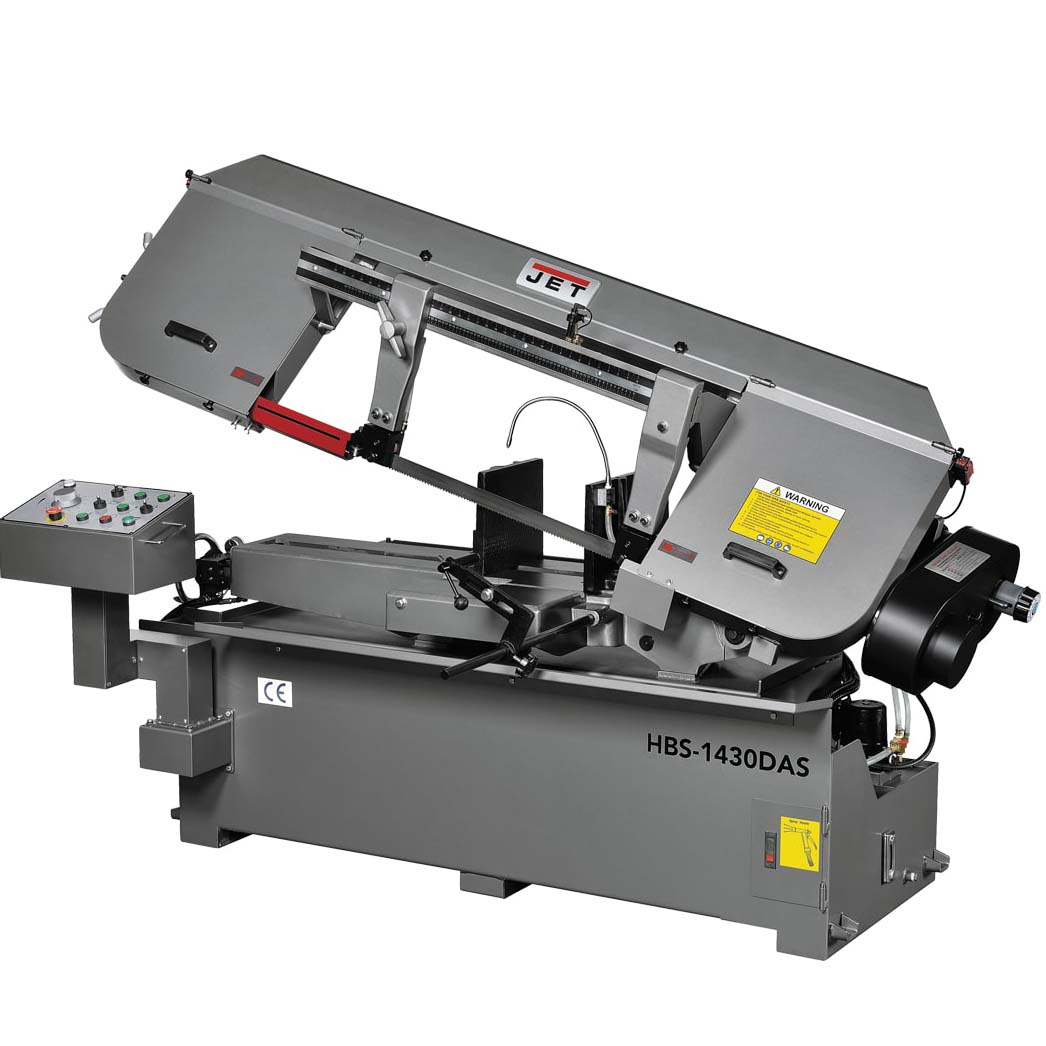 Станок ленточнопильный полуавтоматический jet hbs-1430das