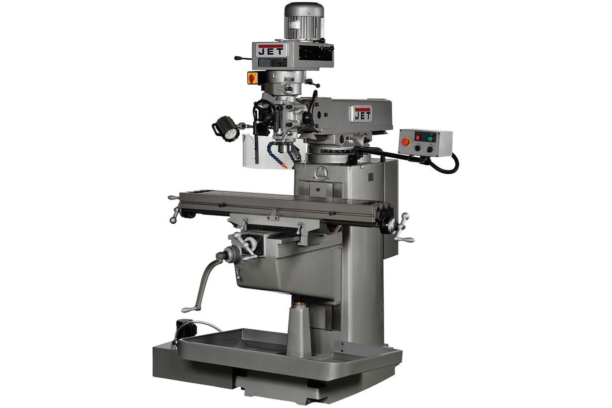 Универсальный фрезерный станок по металлу jet jtm-1050lts
