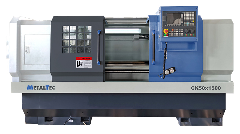 Токарный станок c чпу с прямой станиной metaltec ck 50x1500