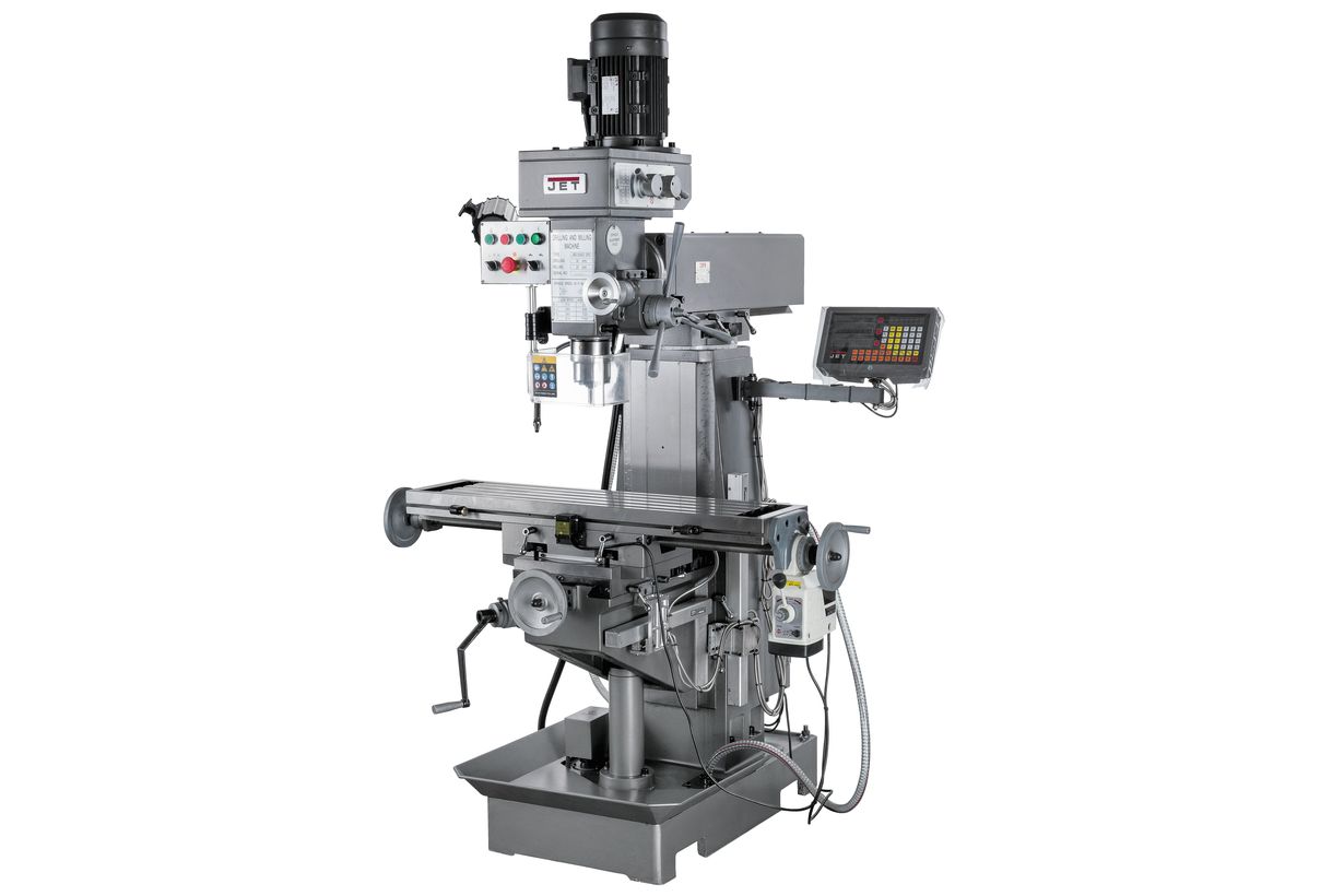 Широкоуниверсальный фрезерный станок jet jmd-939gv dro